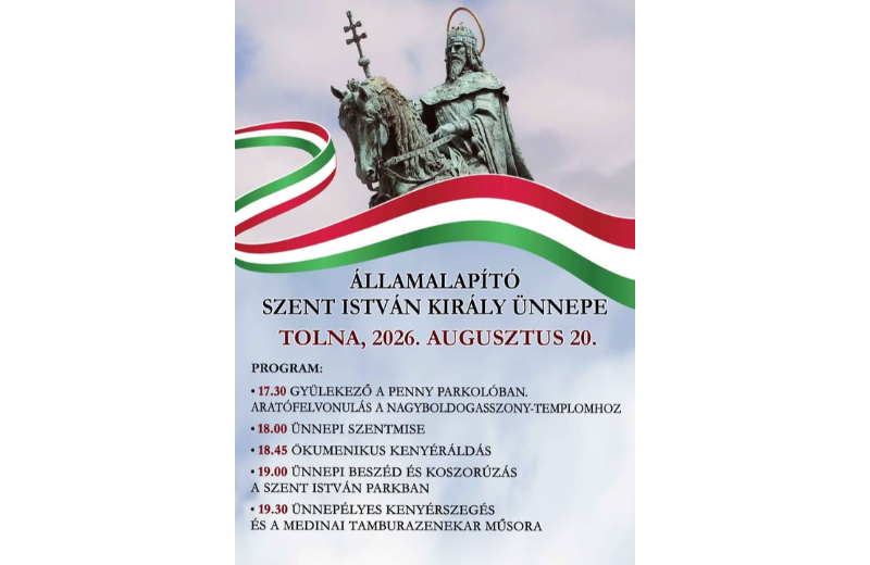 Államalapító Szent István király ünnepe 2026