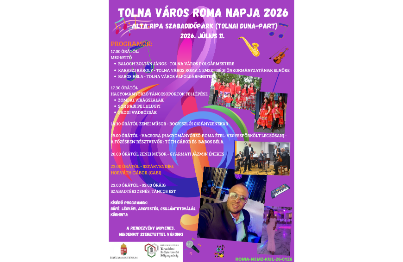Tolna Város Roma Napja 2026