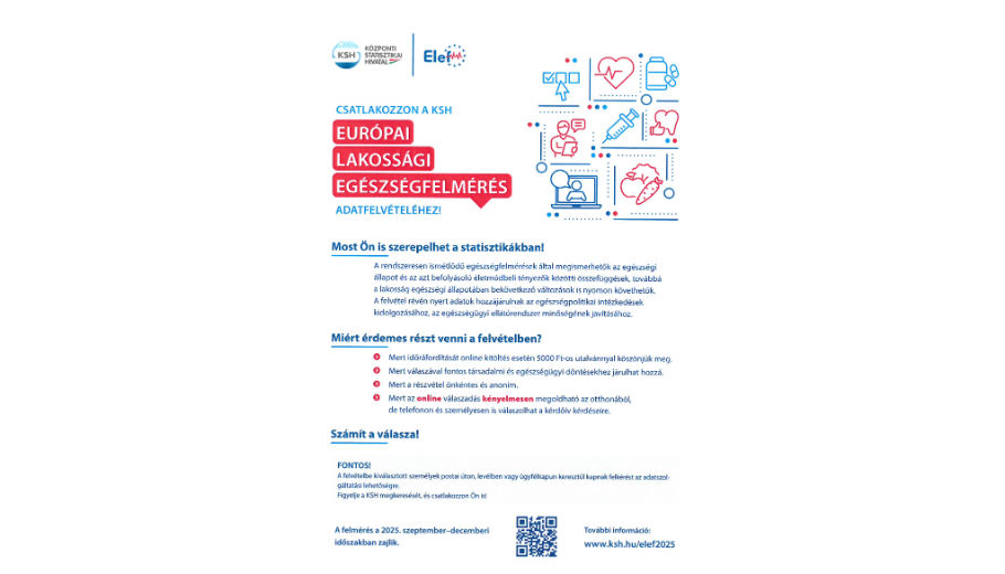EURÓPAI LAKOSSÁGI EGÉSZSÉGFELMÉRÉS
